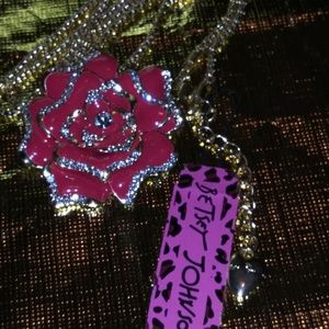 Betsey Johnson Jewelry - Betsey Johnson's red crystal pendant Betsey Johnson Jewelry - Betsey Johnson's red crystal pendant